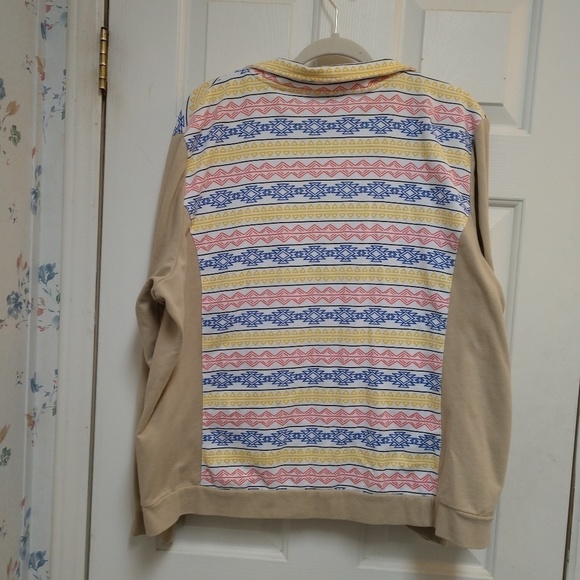 Plus 18/20 Ashley Sport Zip Front Aztec Jersey Jacket - Picture 4 of 10
